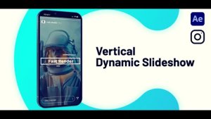 Videohive Slideshow Dynamic Vertical 53423607 Openers template preview