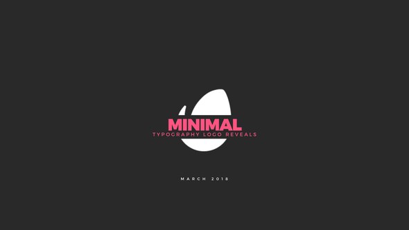 Videohive LogoTypes - Minimal Typography Logos Logo Stings template preview