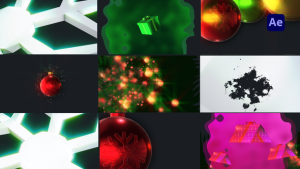 Videohive Christmas Transitions Pack Elements template preview
