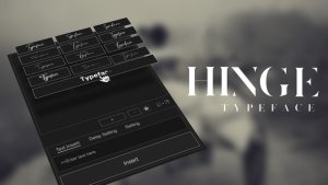Videohive Animated Typeface - Hinge Titles template preview