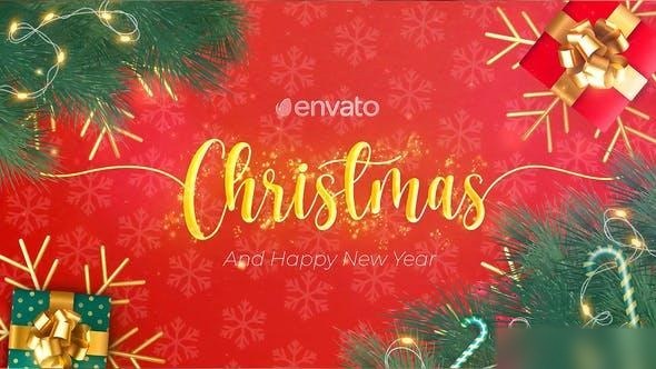 Videohive Happy New Year Wishes | Christmas Greetings Openers template preview