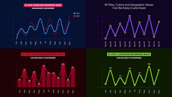 Videohive Corporate Infographics - | Infographic Line Chart Infographics template preview