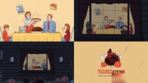 Videohive Thanksgiving Day Intro Openers template preview