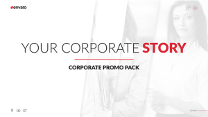 Corporate Promo Pack Video Displays template preview