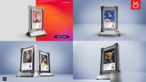Videohive NFT Collection Promo | Glass Mockup Openers template preview