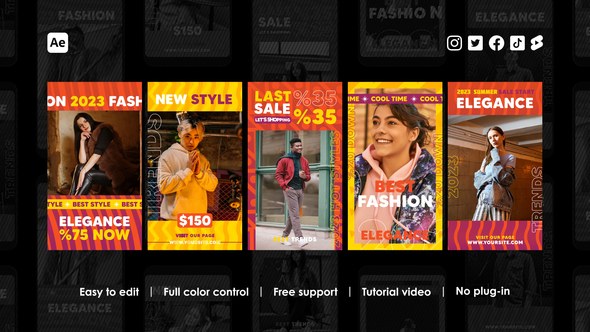 Videohive Collection Instagram Stories 43570305 Product Promo template preview