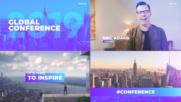 Videohive Global Conference Promo Openers template preview