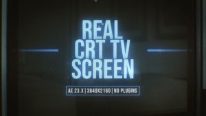 Videohive Real CRT TV Screen Video Displays template preview