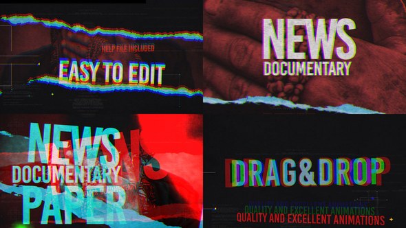 Videohive News And Documentary Opener Openers template preview