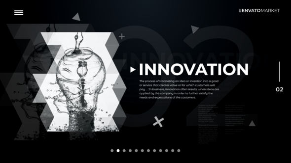 Videohive Triangle Corporate Presentation Openers template preview