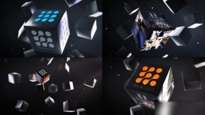 Videohive Abstract Business Cubes Logo Reveals 23389823 Logo Stings template preview