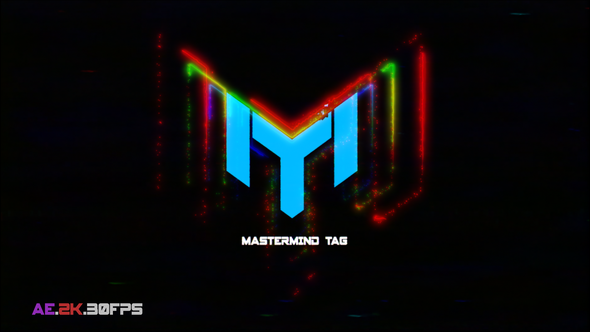 Videohive Glitch Break Logo Logo Stings template preview
