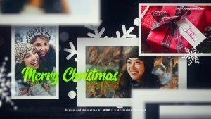 Videohive Christmas Photos Opener Openers template preview