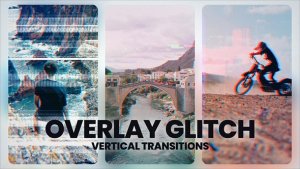 Videohive Glitch Transitions 55865204 Elements template preview