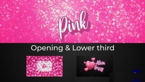 Videohive Pink Social Template Openers template preview