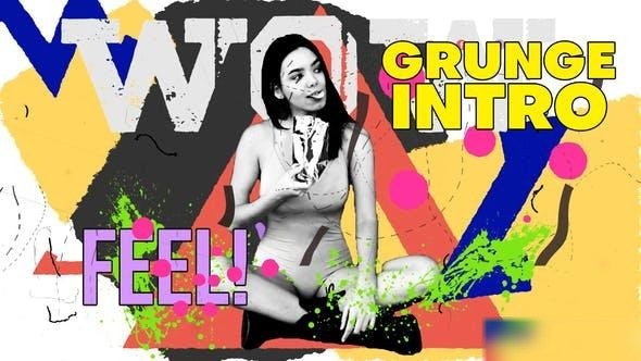 Videohive Stop Motion Grunge Intro Openers template preview