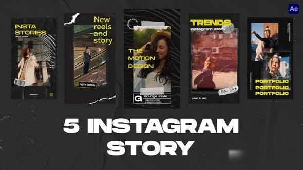 Videohive Instagram Story & Reel 2 Openers template preview