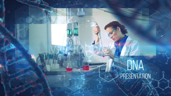 Videohive Medical DNA Presentation Video Displays template preview