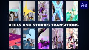 Videohive Reels And Stories Transitions | After Effects Elements template preview