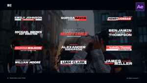 Videohive Modernistic Lower Thirds  AE Elements template preview