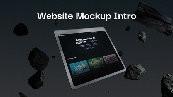 Videohive Saas Intro Product Promo template preview