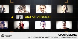 Videohive Changeling Creative Portfolio Showcase Openers template preview