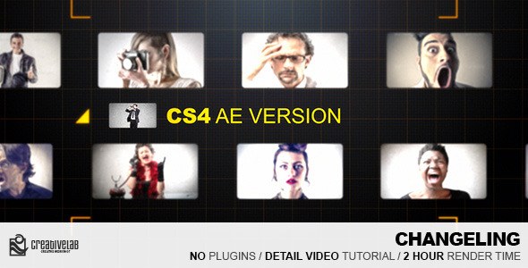 Videohive Changeling Creative Portfolio Showcase Openers template preview