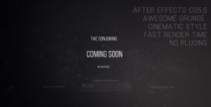 Videohive The Conjuring - Cinematic Trailer Video Displays template preview
