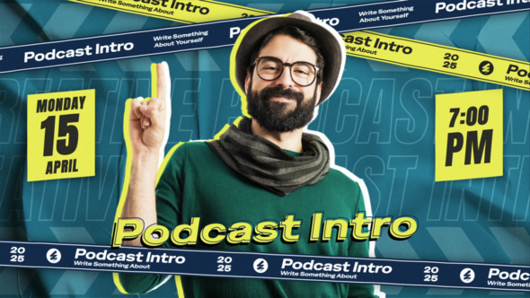 Videohive YouTube Podcast Opener 57631674 Openers template preview