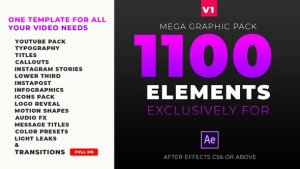 Mega Graphics Pack Video Displays template preview