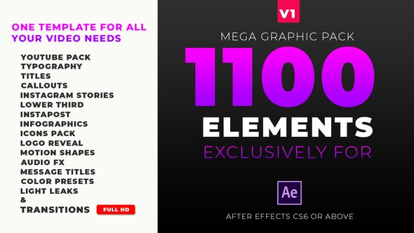 Mega Graphics Pack Video Displays template preview
