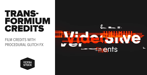Videohive Transformium | Film Credits Titles template preview
