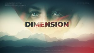 Videohive Dimension Cinematic title 28331521 Titles template preview