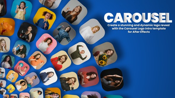 Videohive Minimal Carousel Logo Intro Elegant Opener Openers template preview