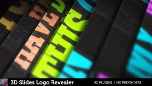 Videohive 3D Slides Logo Revealer Openers template preview