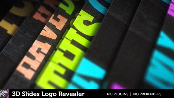Videohive 3D Slides Logo Revealer Openers template preview