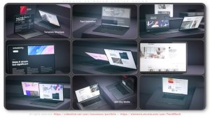 Videohive Smooth Animated Laptop Promo Product Promo template preview