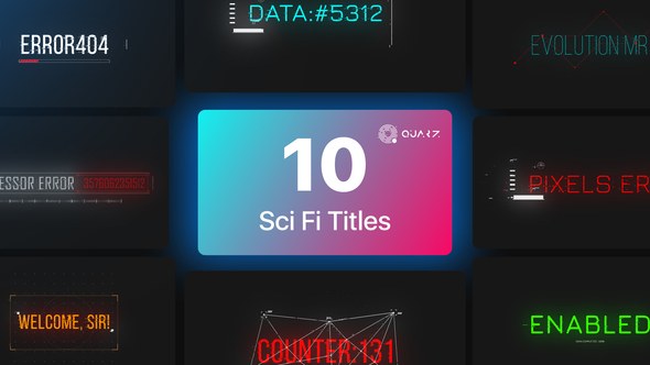 Videohive Sci-Fi Titles Vol. 04 Titles template preview
