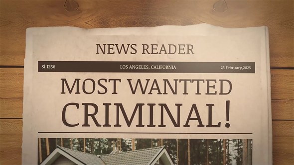 Videohive Cinematic Newspaper Openers template preview
