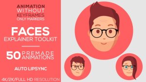 Faces | Explainer-Toolkit Video Displays template preview