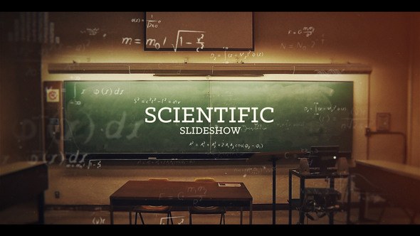 Videohive Science Slideshow Video Displays template preview