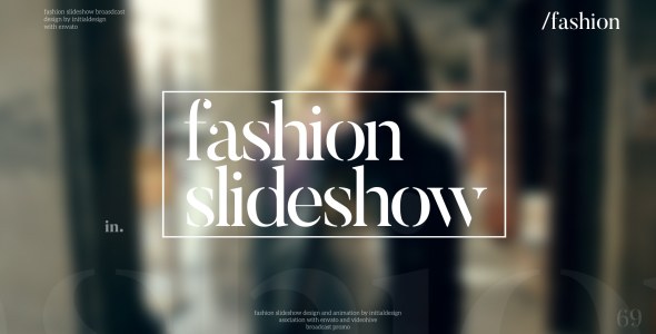 Videohive Fashion Slideshow 15763308 Video Displays template preview