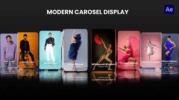 Videohive Modern Carousel Display | Carousel Product Promo | Carousel Portfolio Video Displays template preview