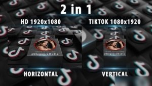 Videohive 3d Tiktok Intro Openers template preview