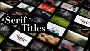 Titles Video Displays template preview