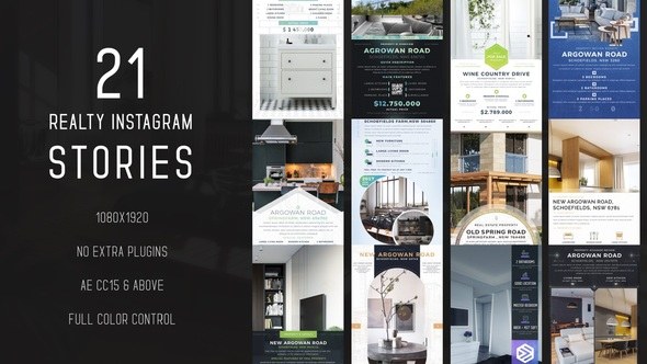 Videohive Real Estate Instagram Stories II Product Promo template preview