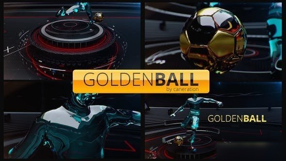 Videohive Golden Ball Football Opener