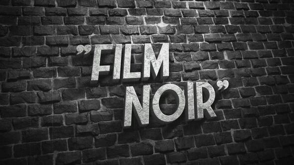 Videohive Film Noir Titles 58906773 Openers template preview