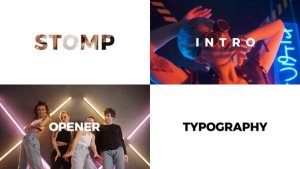 Videohive Stomp Typography 50192384 Titles template preview