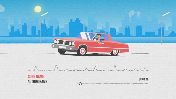 Videohive Car Music Visualizer Elements template preview